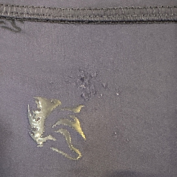 TEMPO Equestrian Leggings Girls Youth Small Purple Seat Grips Pants Breeches - Picture 8 of 8